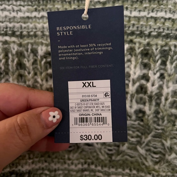 Universal Thread Green Knitted Sweater - Picture 3 of 6